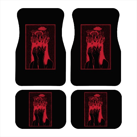 Woman sorrow mushrooms thinking depression Woman s Car Mats