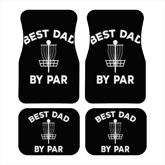 Disc Golf Dad Best Dad By Par Car Mats