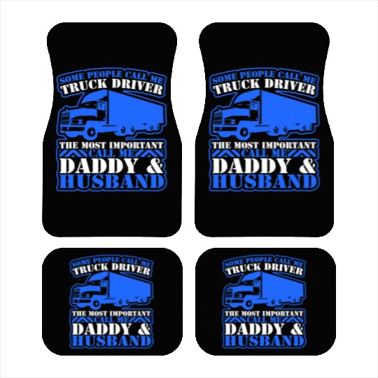 Most Important People Call Me Daddy Husband Cool Car Mats