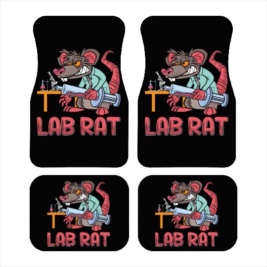 Lab Tech Lab Rat Laboratory Chemist Technician Car Mats