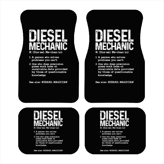 Diesel Mechanic Definition Car Mats