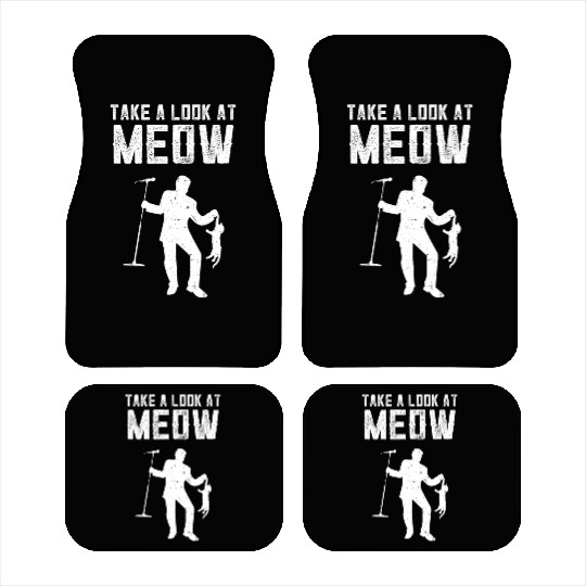 Funny Music Song Kitties Tomcat Cats Car Mats