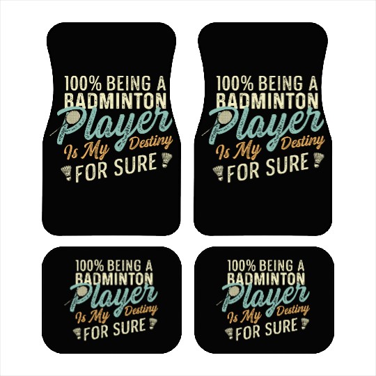 Badminton my Destiny Badminton Contestant Gift Car Mats