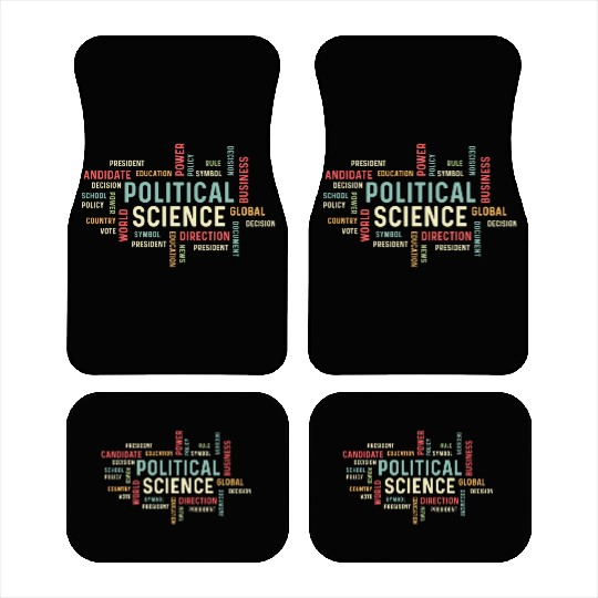 Political Science Careers Hardworking Student Gift Car Mats