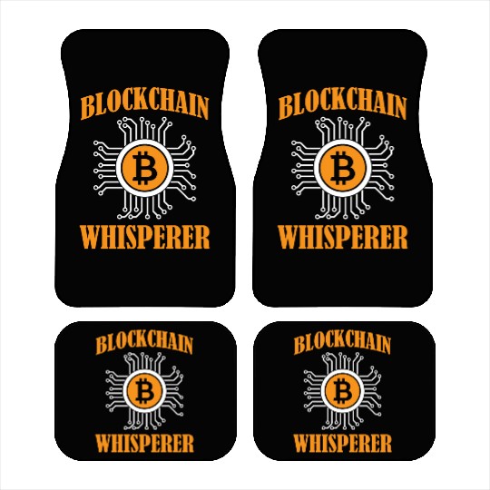 Blockchain Whisperer Bitcoin Trading Car Mats