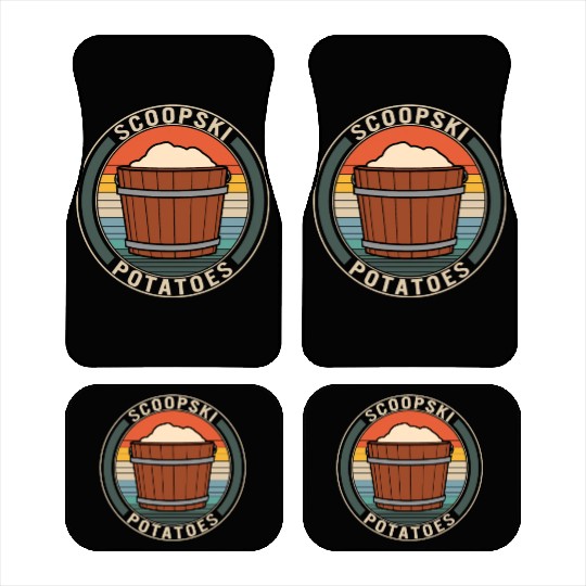 Potato Vegetable Car Mats, Scoopski Potatoes,