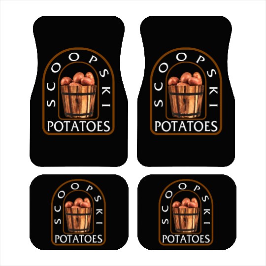 Potato Vegetable Car Mats, Scoopski Potatoes,