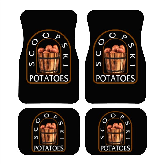 Potato Vegetable Car Mats, Scoopski Potatoes,