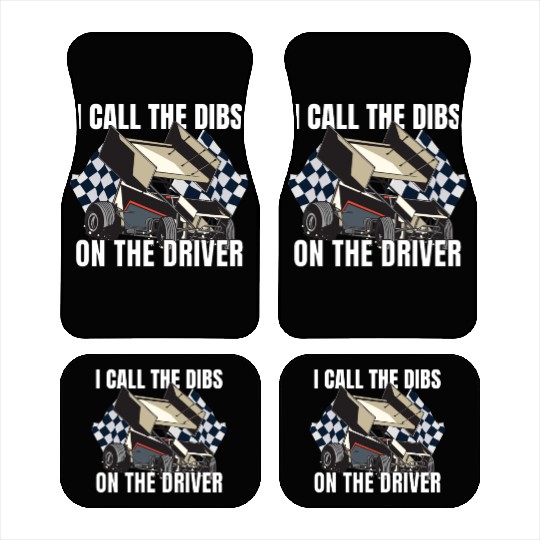 Sprint Car Mom Dirt Track Racing Racing Race Day Car Mats