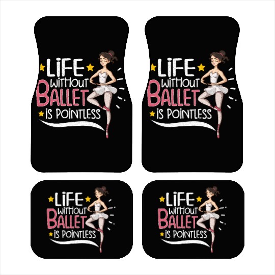 Ballet Ballerina Dance Dancer Dancing Ballet Gift Car Mats