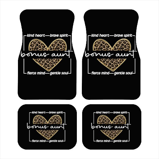 Bonus Aunt Appreciation Step Auntie Bonus Auntie Car Mats