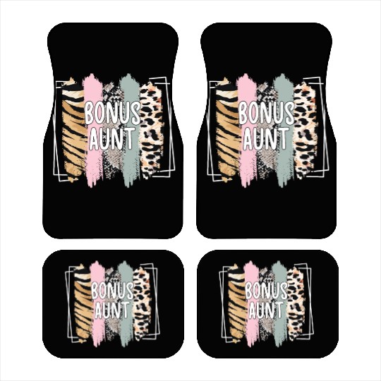 Bonus Aunt Step Auntie Bonus Auntie Appreciation Car Mats