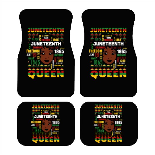 Juneteenth Black History Day Pride Gift Car Mats
