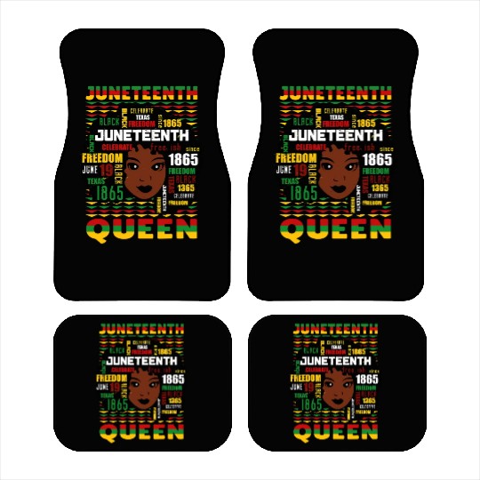 Juneteenth Black History Day Pride Gift Car Mats