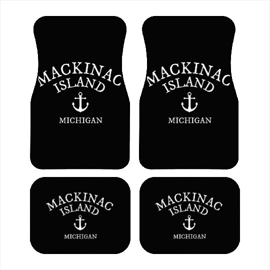 Mackinac Island Michigan Lake Town T Car Mats