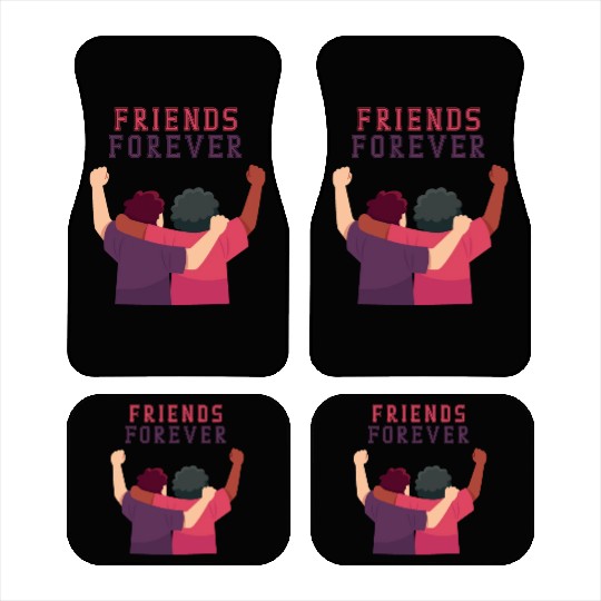 Cool Friends forever Car Mats for friendship day to you