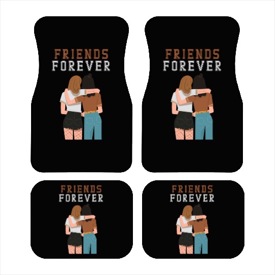 Cool Friends forever Car Mats for friendship day to you