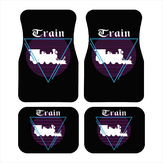 Vintage Train Good Car Mats