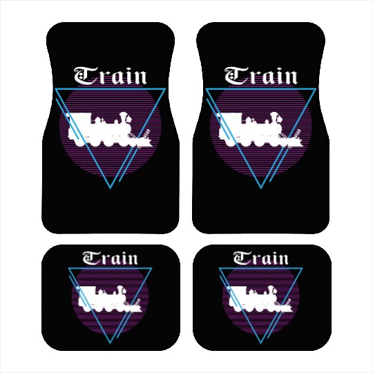 Vintage Train Good Car Mats
