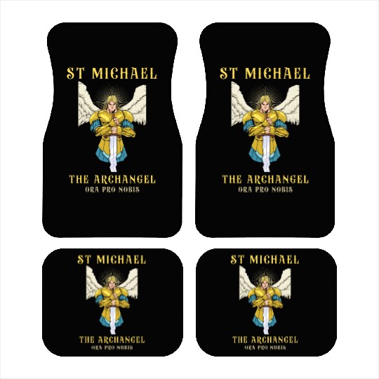 Archangel St Michael Roman Catholic Gift Car Mats