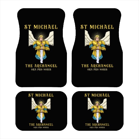Archangel St Michael Roman Catholic Gift Car Mats