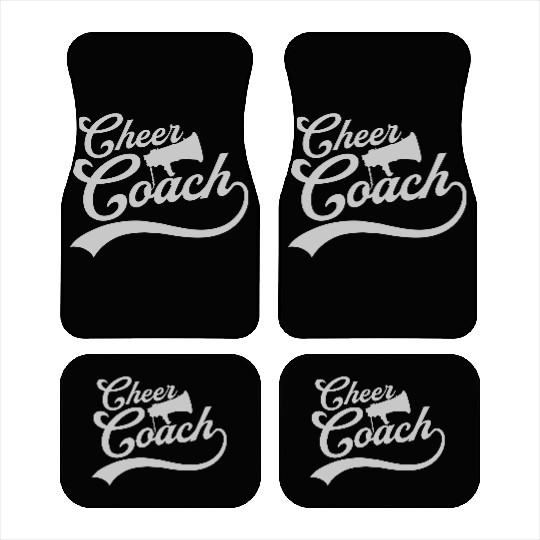 cheer coach megaphone speak Car Mats