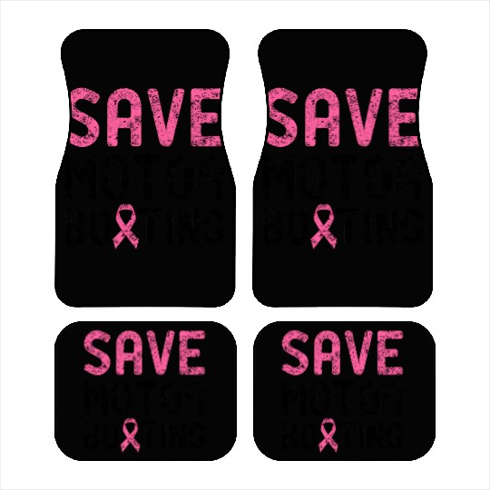 Save Motor Boating - Beat Breast Cancer Car Mats