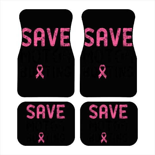 Save Motor Boating - Beat Breast Cancer Car Mats
