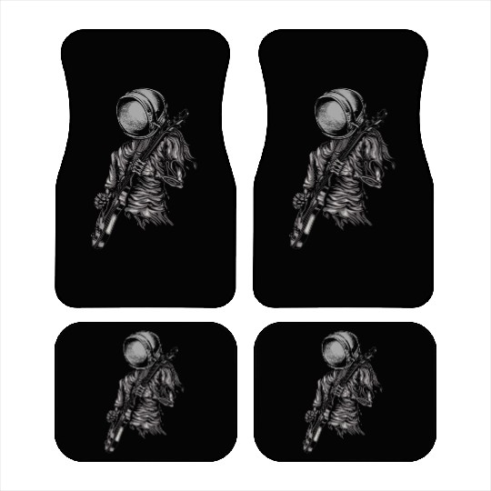 Astronaut Playing Guitar Astronomy Car Mats