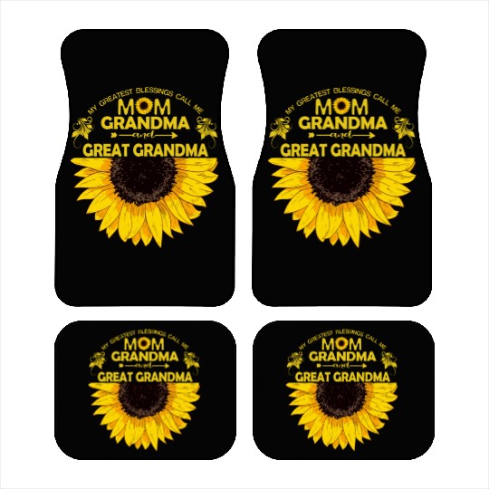 Great Grandma Car Mats My Greatest Blessings