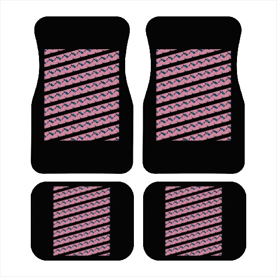 Pattern flag Independence Since 1776 Fourth July Car Mats