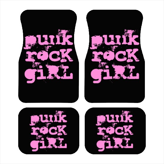 Punk Rock Girl Car Mats