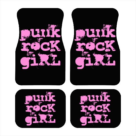 Punk Rock Girl Car Mats