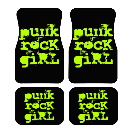 Punk Rock Girl Car Mats