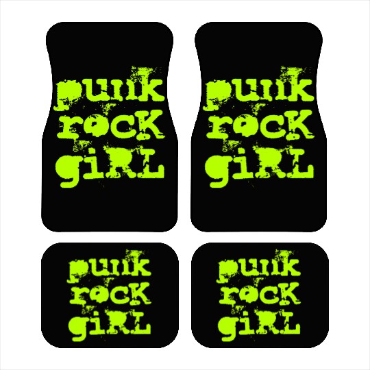 Punk Rock Girl Car Mats
