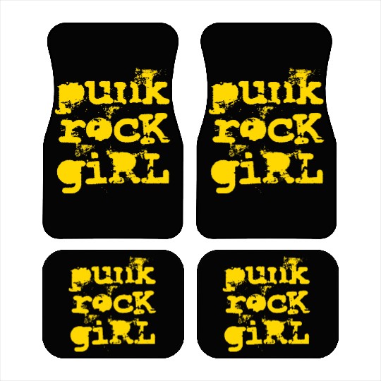 Punk Rock Girl Car Mats