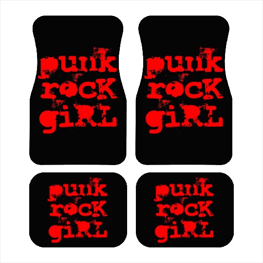 Punk Rock Girl Car Mats