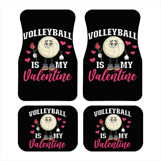 Volleyball Player Team Valentines Car Mats
