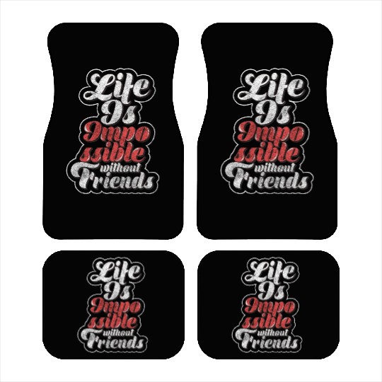 Friends Love Family Car Mats