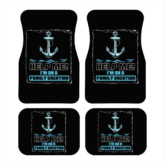 Help Me I'm On A Family Vacation Car Mats