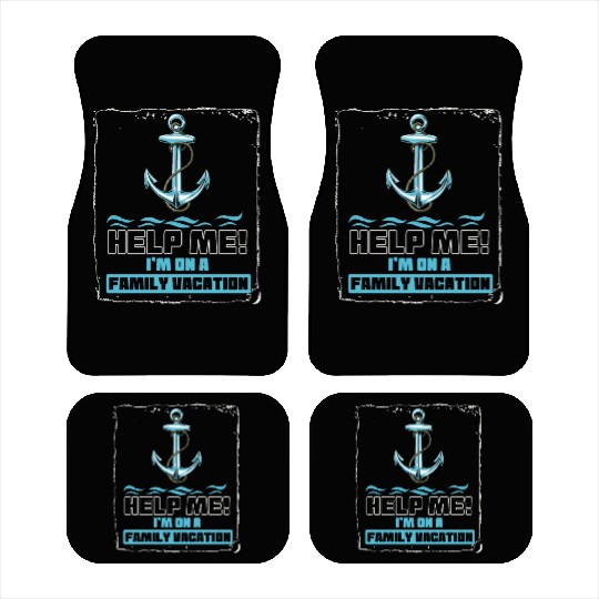 Help Me I'm On A Family Vacation Car Mats