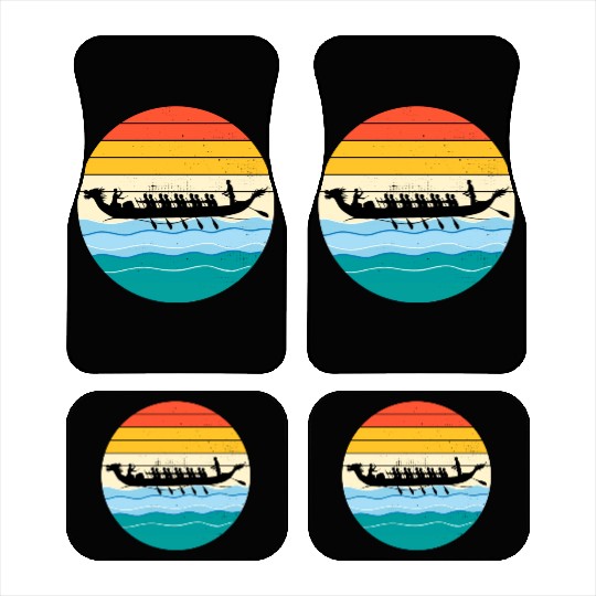 Dragon Boat Racing Crew Paddlers Water Sport Car Mats
