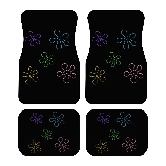 sponge bob flower pack Car Mats