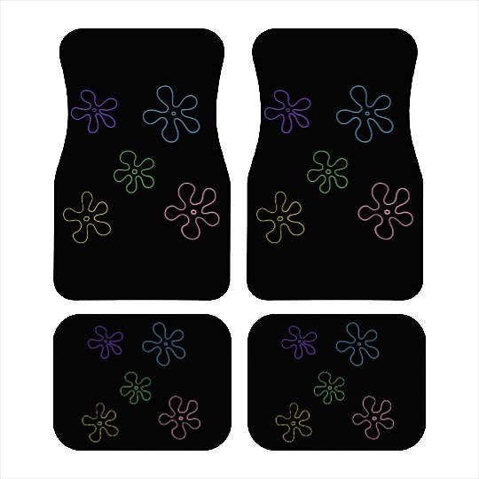 sponge bob flower pack Car Mats