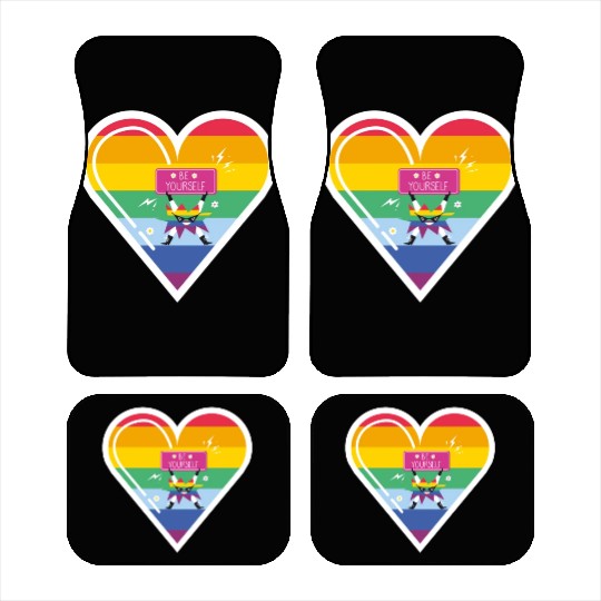 LGBT Pride be yourself Car Mats