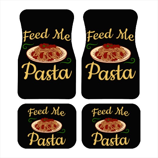 Italian Food Feed Me Pasta Car Mats
