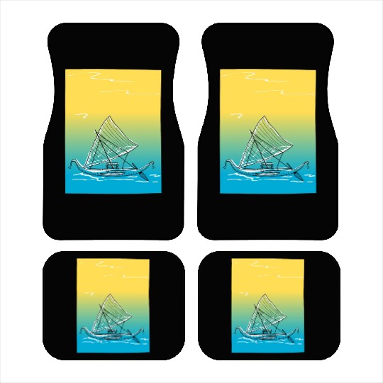 sailing canoe Car Mats