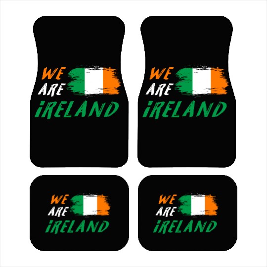 We are Ireland flags design Car Mats