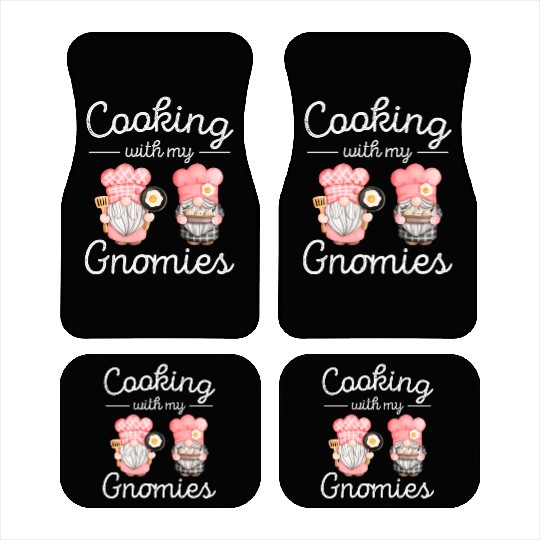 Cooking Gnomes Women Chef Gnome Lover Car Mats
