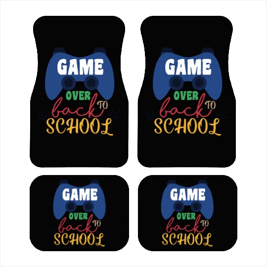 Game Over Back To School Car Mats